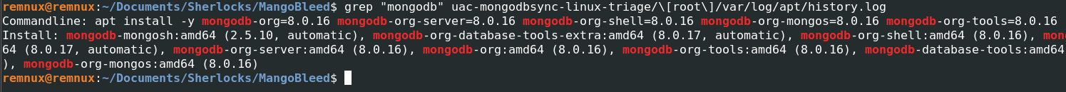 apt install logs